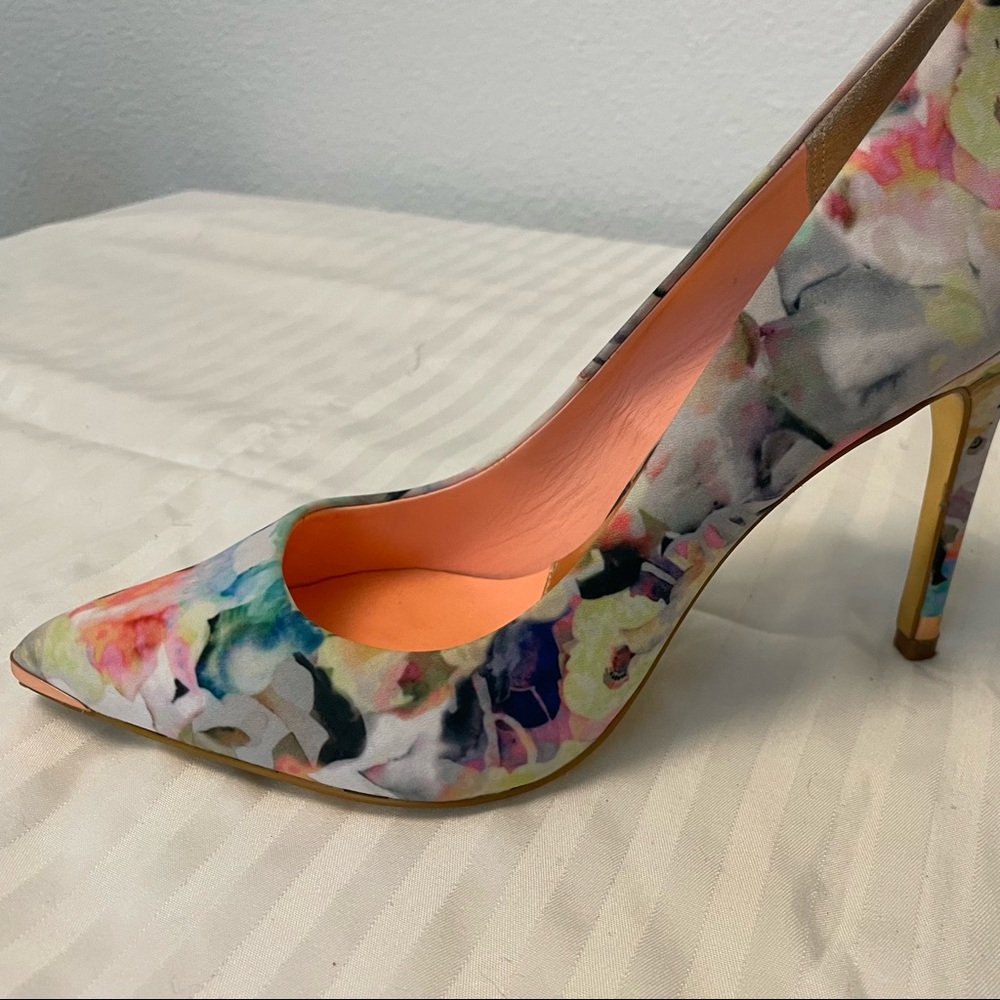Ted Baker London Multicolor Floral Heels - Picture 13 of 15
